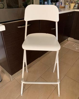 coppia di sedie alte ikea
