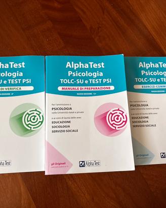 Libri Alpha test psicologia