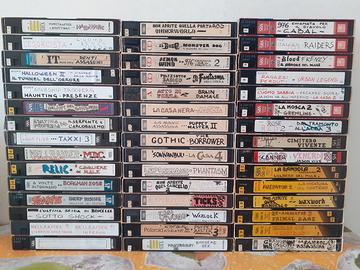 VHS vintage film horror e altro 