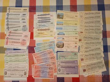 Lotto miniassegni