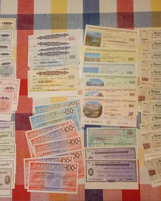 Lotto miniassegni