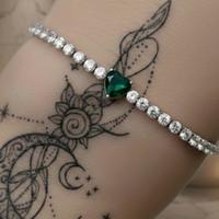 Bracciale Tennis Cuore Zirconi