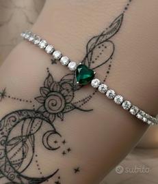 Bracciale Tennis Cuore Zirconi