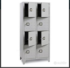 Armadio spogliatoio 8 moduli