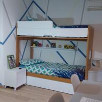 letto a castello con terzo letto