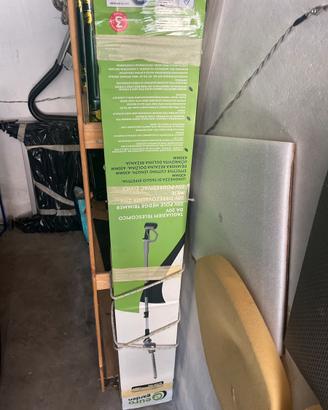 Tagliasiepi telescopico batteria