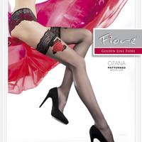 12 PEZZI AUTOREGGENTI 20 DEN TG 2 COLORI ASSORTITI