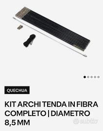 Aste in fibra tenda