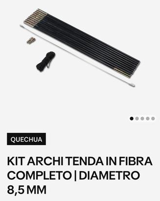 Aste in fibra tenda