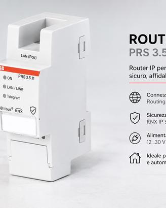 ABB IPR/S 3.5.11 Router IP KNX Secure – Nuovo,