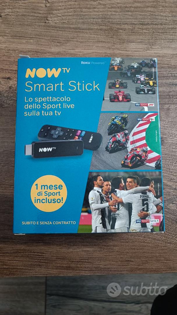 NOW TV Smart Stick con il primo mese di Sport incluso