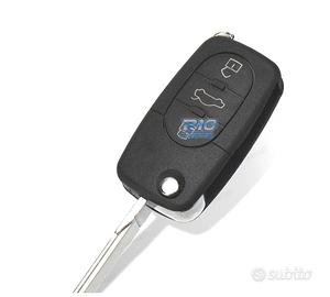 ALLOGGIAMENTO CHIAVE AUDI QUADRATA 3 PULSANTI CON 