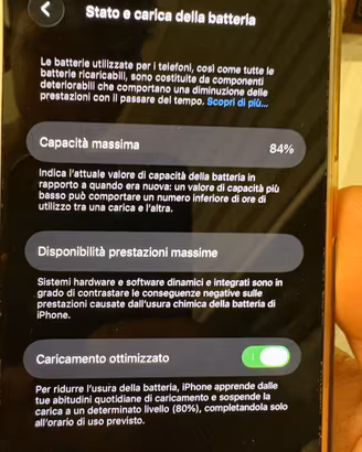 Iphone 14 rosa 128gb batteria 84%