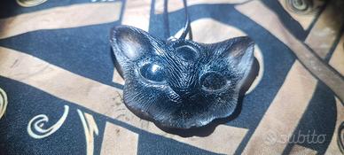 collana gatto nero 