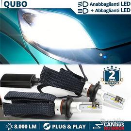 Kit LED H4 per FIAT Qubo Anabbaglianti + Abbaglian