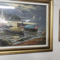 Quadro pittore Mario Galanti olio su tela 50 x 70