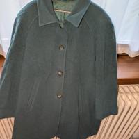Cappotto Vintage 100% Pura Lana Vergine - Verde Pe