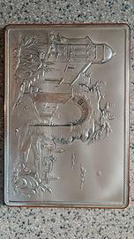 Quadro in argento con certificato