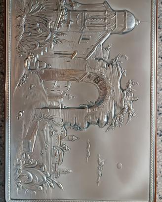 Quadro in argento con certificato