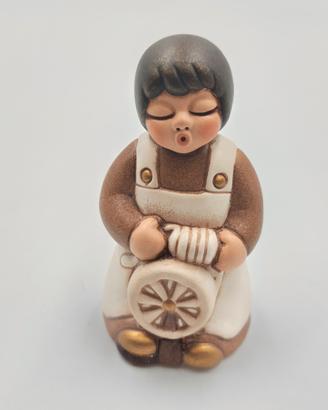 Presepe Thun donna con arcolaio