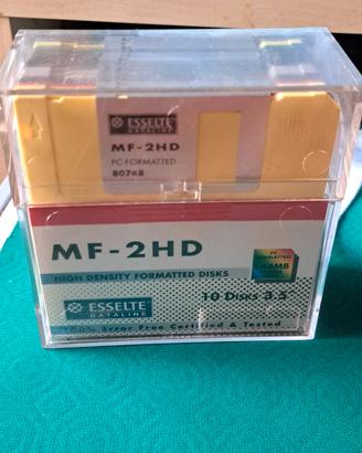 14 floppy disk 3.5" HD Esselte DataLine + Custodia