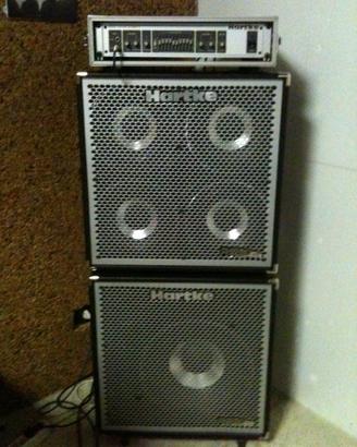  Hartke AH3500  + hydrive 4x10 + hydrive 1x15 