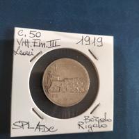 centesimi 50 del 1919 Vittorio Emanuele III 