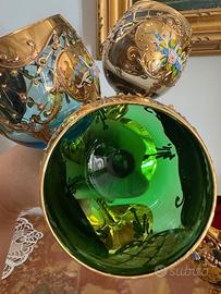 Bicchieri Set n. 6 pezzi vetro Murano, anni '50