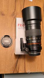 Samyang 135 f2 per fujifilm