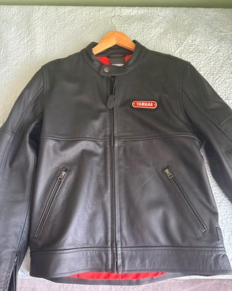 giacca di pelle yamaha