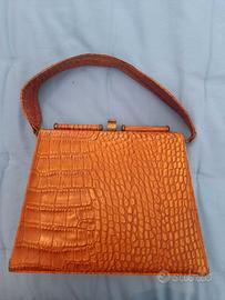 Borsa pelle coccodrillo