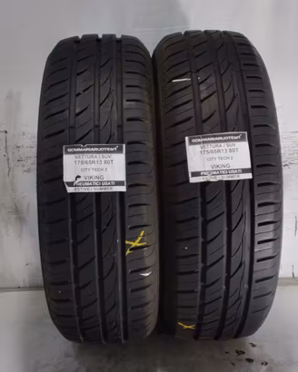 2 PNEUMATICI USATI 175/65R13 80T CITY TECH2 VIKING