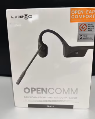 AfterShokz Opencomm Cuffie Nero