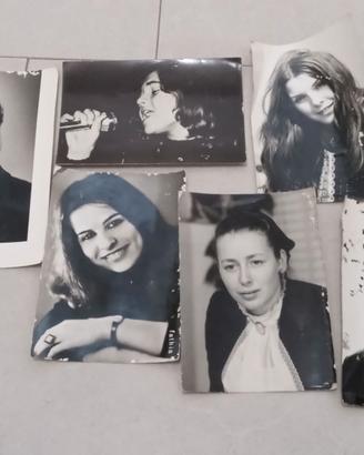 6 Foto Con dedica e Autografo cantanti anni 60