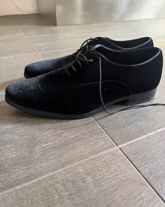 Zara scarpe uomo nere in velluto – Taglia 41