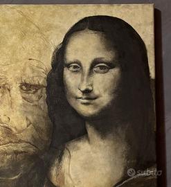 La Gioconda ritratto dipinto a mano 40x60