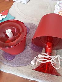 Lampade da tavolo - abatjour rosso