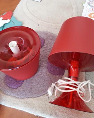 Lampade da tavolo - abatjour rosso
