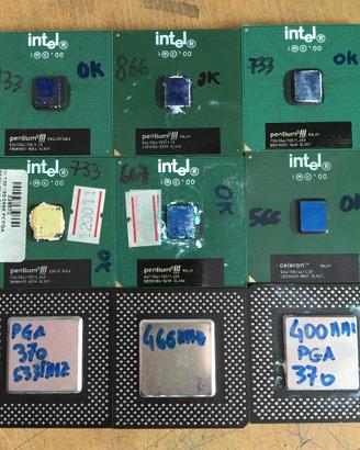 Cpu processori socket 370