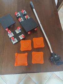 Kit per sollevare e spostare mobili