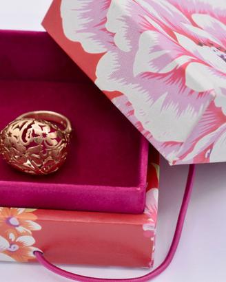 pomellato anello arabesque oro rosa 18 kt ring