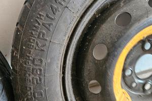 retino di scorta Fiat Panda + pneumatico