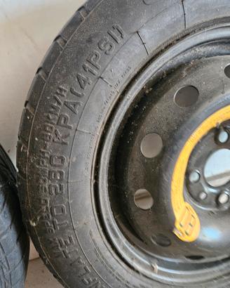 retino di scorta Fiat Panda + pneumatico
