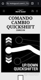 Cambio QuickShift Moto Guzzi, 2S002138