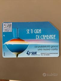 Scheda Telefonica Rara 319c.