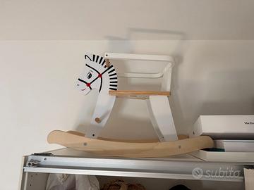 Cavallo a dondolo zebra IKEA legno gioco bambini