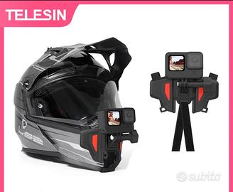 supporto gopro per casco Telesin - Accessori Moto In vendita a