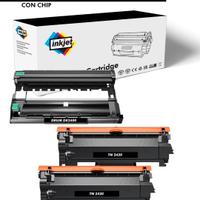 2 TONER COMPATIBILI BROTHER TN 2420 + 1 TAMBURO 