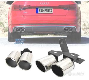 TERMINALI SCARICO AUDI LOOK S4 09-15