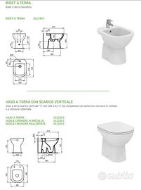 Coppia sanitari dolomite